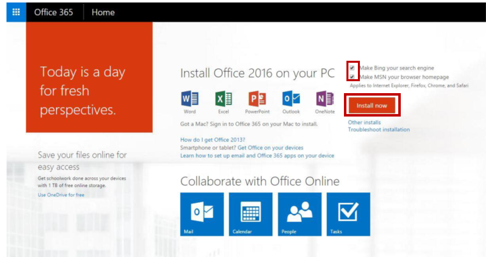 Download and Installation for 32-bit Microsoft Office Desktop Suite